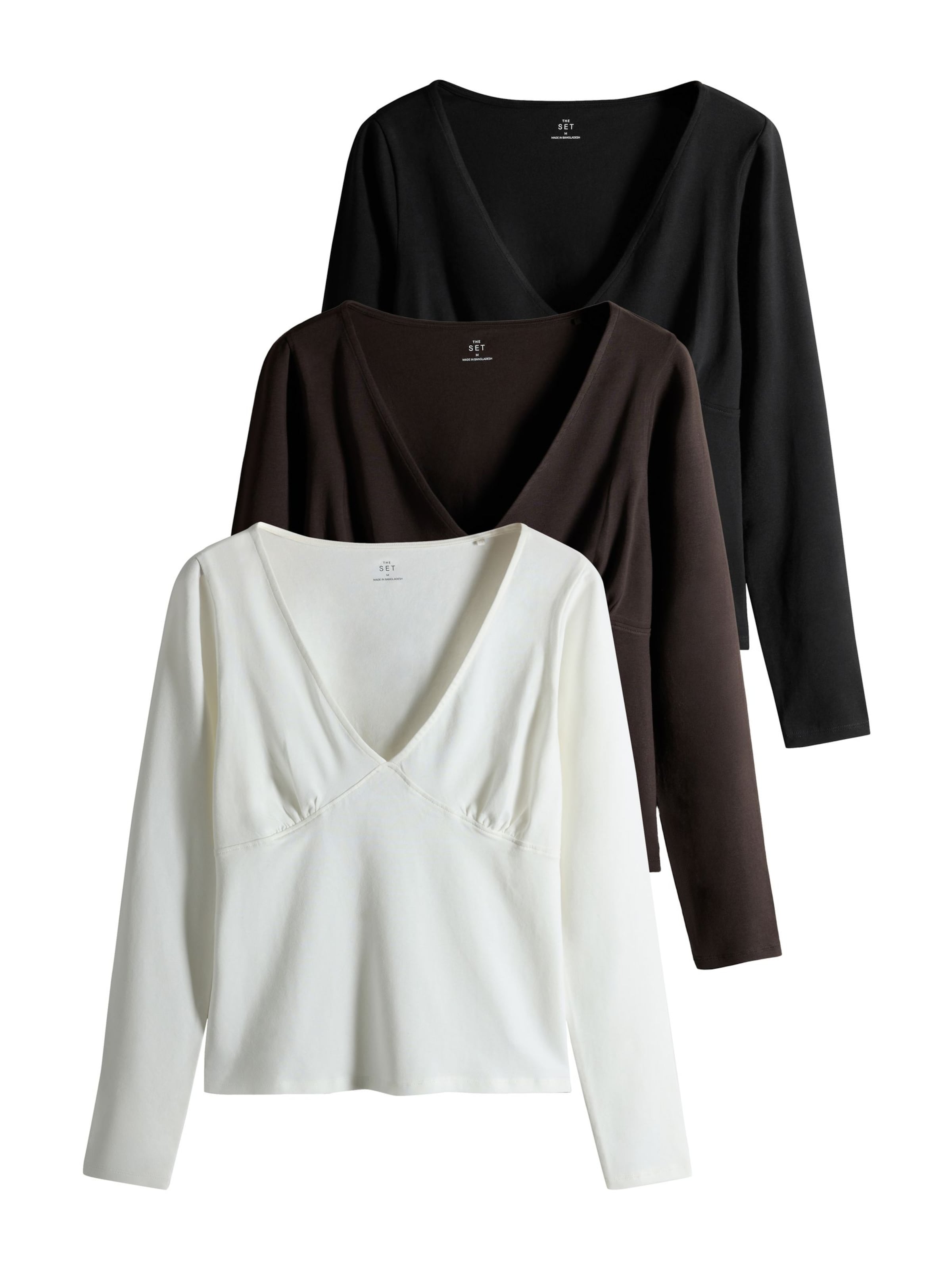 The Set Shirt in Brown: front