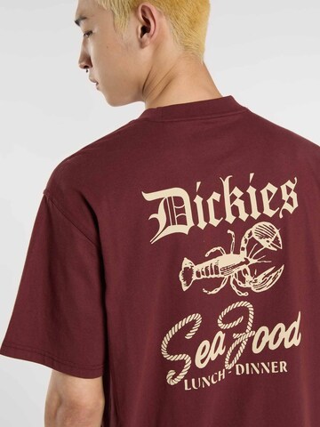 ruda DICKIES Marškinėliai 'Diner'
