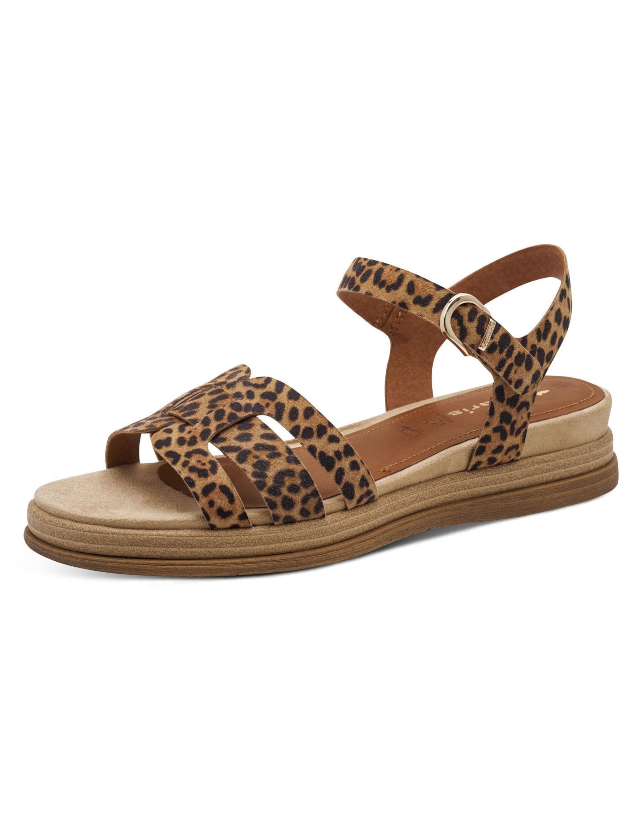 Tamaris Sandaal in Bruin: voorkant