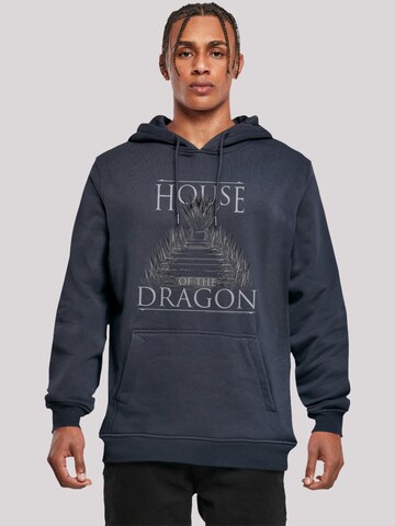 Sweat-shirt 'House Of The Dragon Throne' F4NT4STIC en bleu : devant