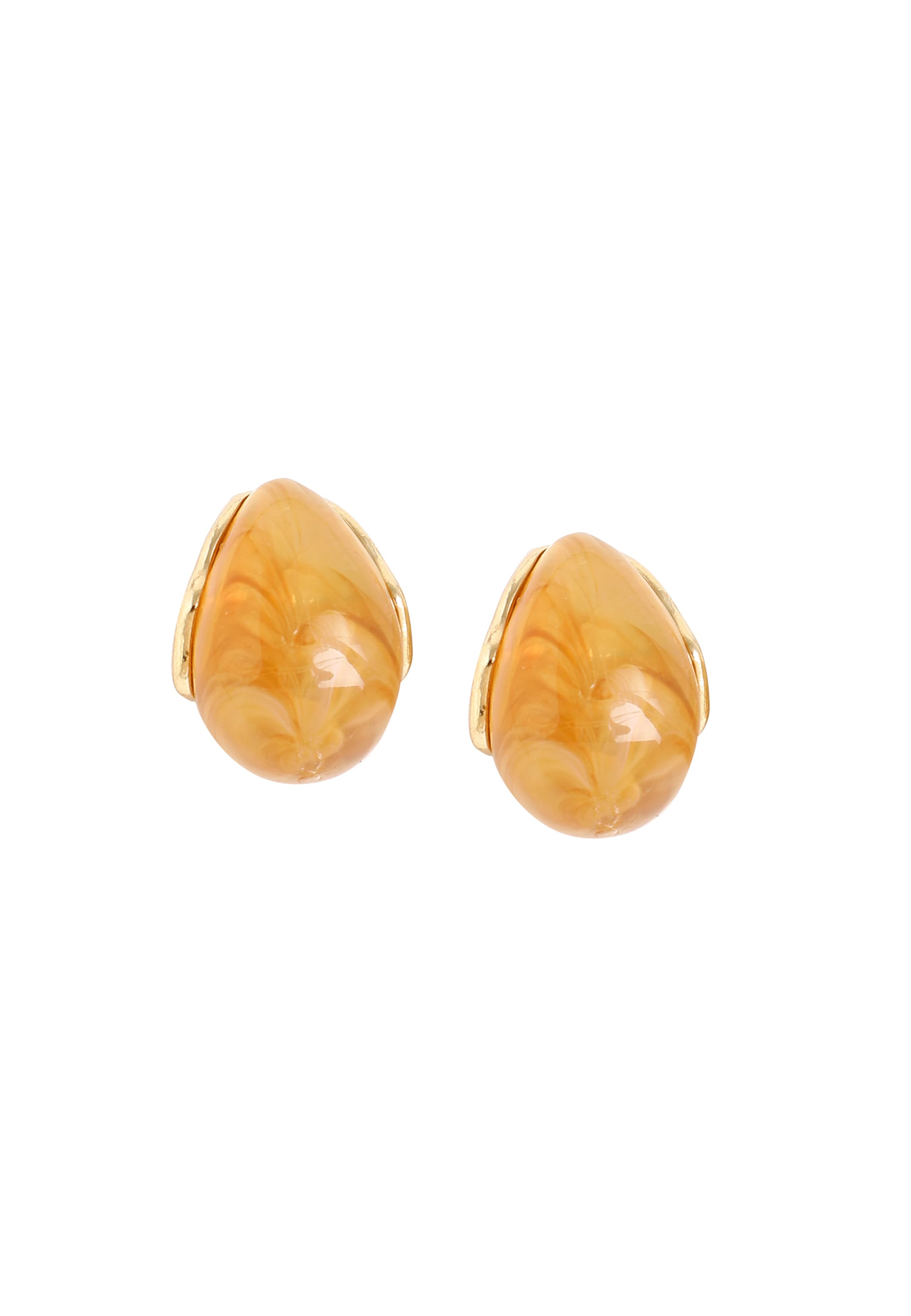 SOHI Earrings 'Jenna' in Orange: front