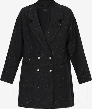 DreiMaster Klassik - Abrigo de entretiempo 'Festive' en negro: frente