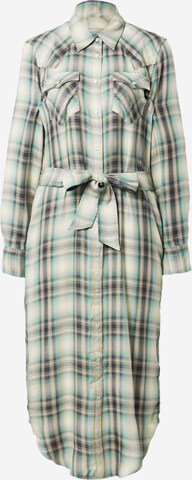 Lauren Ralph Lauren Платье-рубашка 'LAUREN' в Синий: спереди