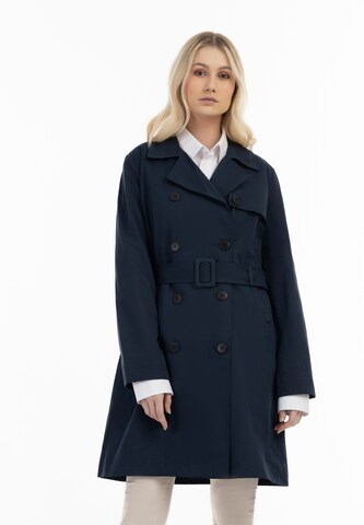 Manteau mi-saison DreiMaster Klassik en bleu : devant