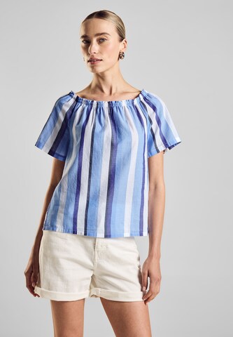 STREET ONE Bluse in Blau