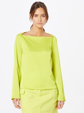 SOMETHINGNEW Blouse 'YVONNE' in Yellow: front