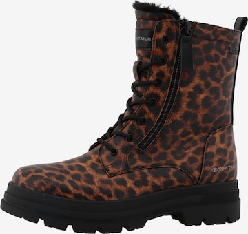 TOM TAILOR Nauhanilkkurit värissä ruskea: etupuoli