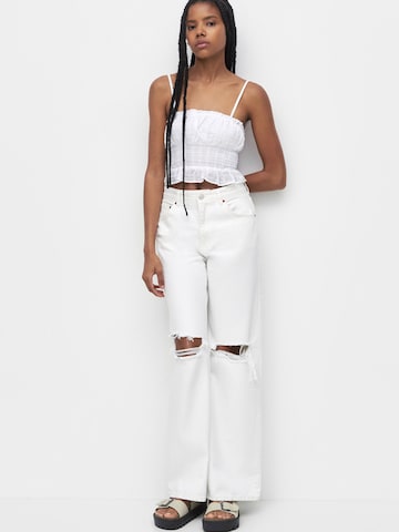 Haut Pull&Bear en blanc