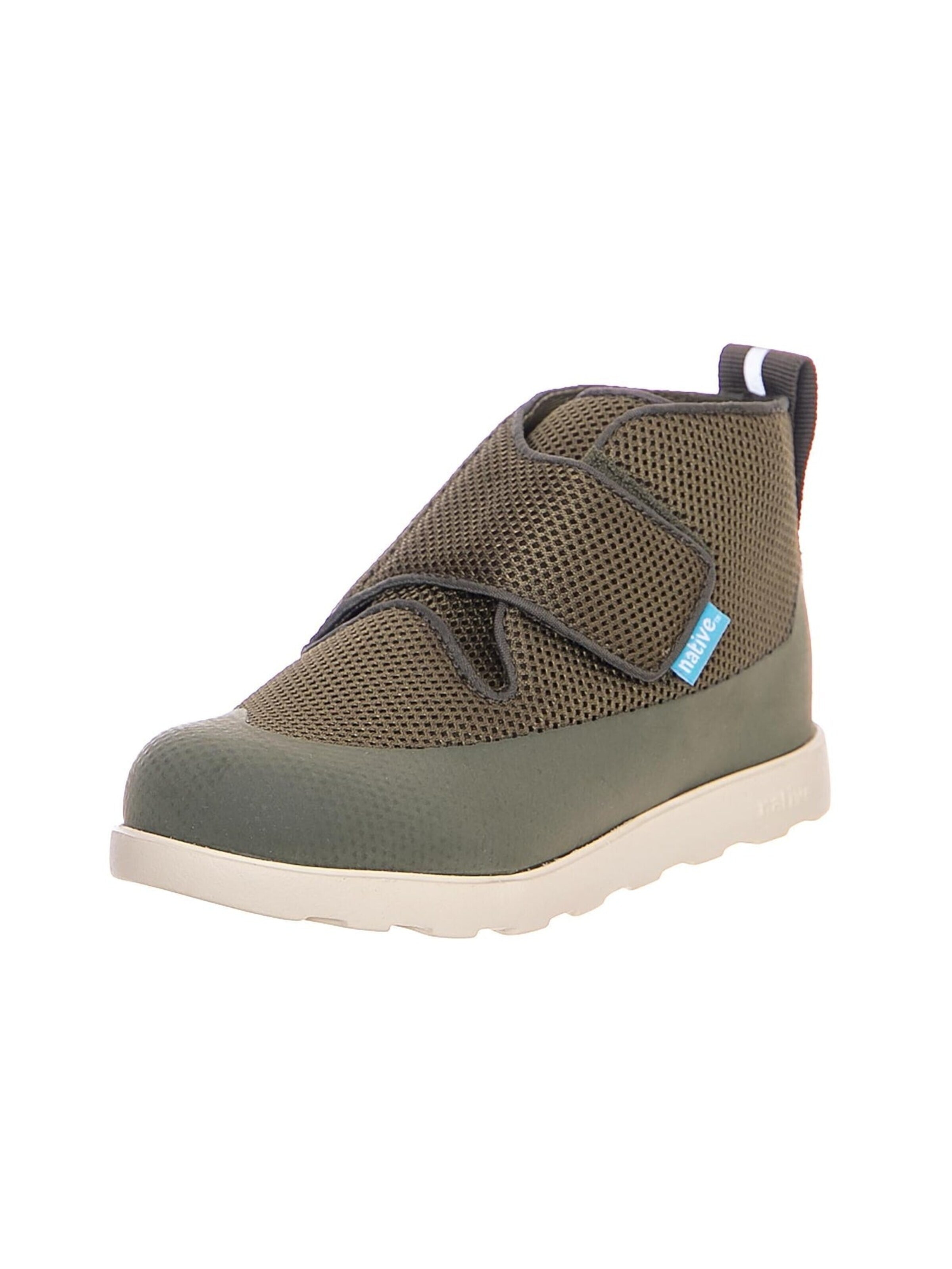 Baskets 'Child Fitzroy Fast Rookie Green / Dark Rookie Green / White Shoes' NATIVE en vert : devant