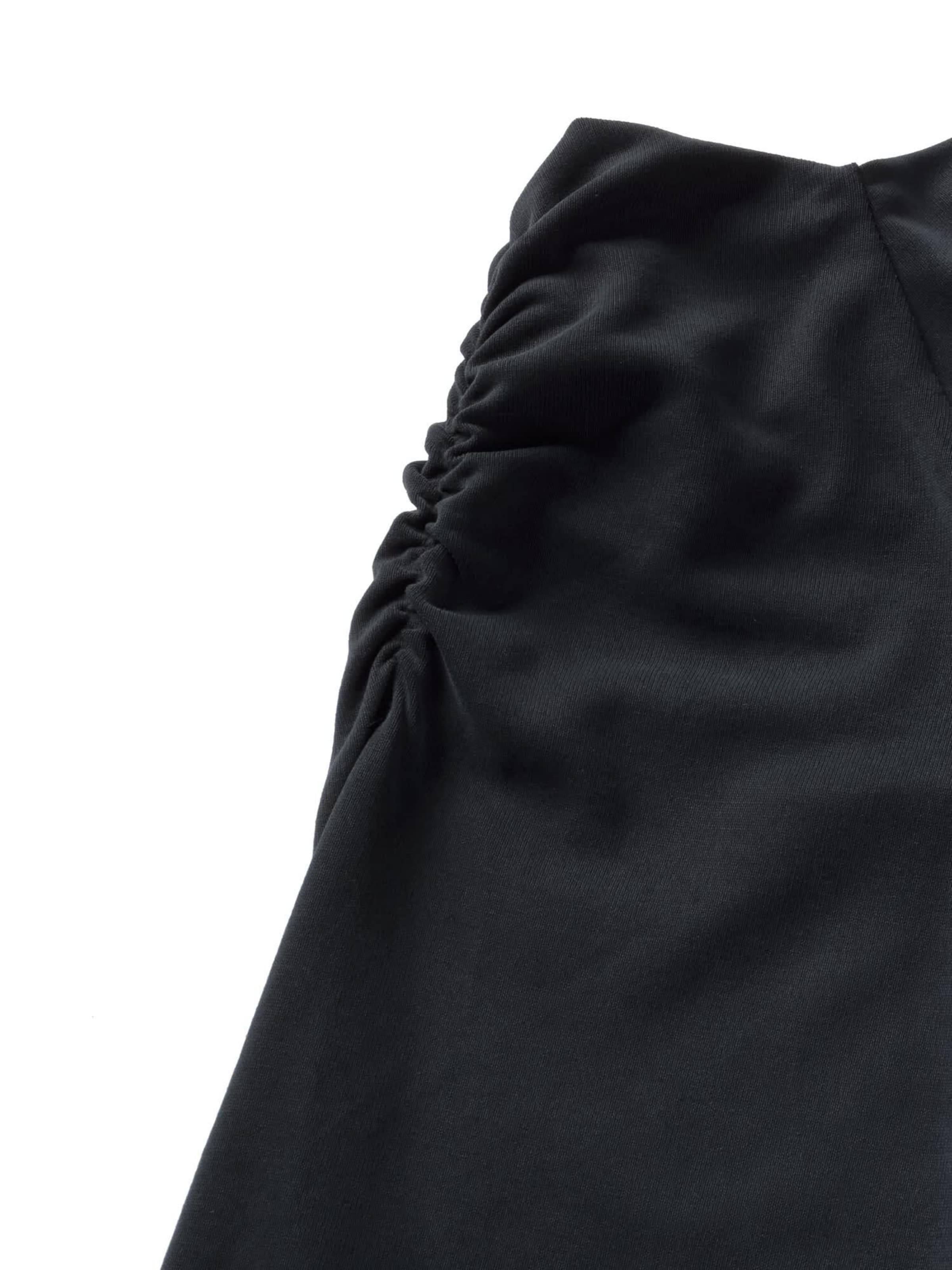 T-shirt 'Berta' Thinking MU en noir : sur le côté