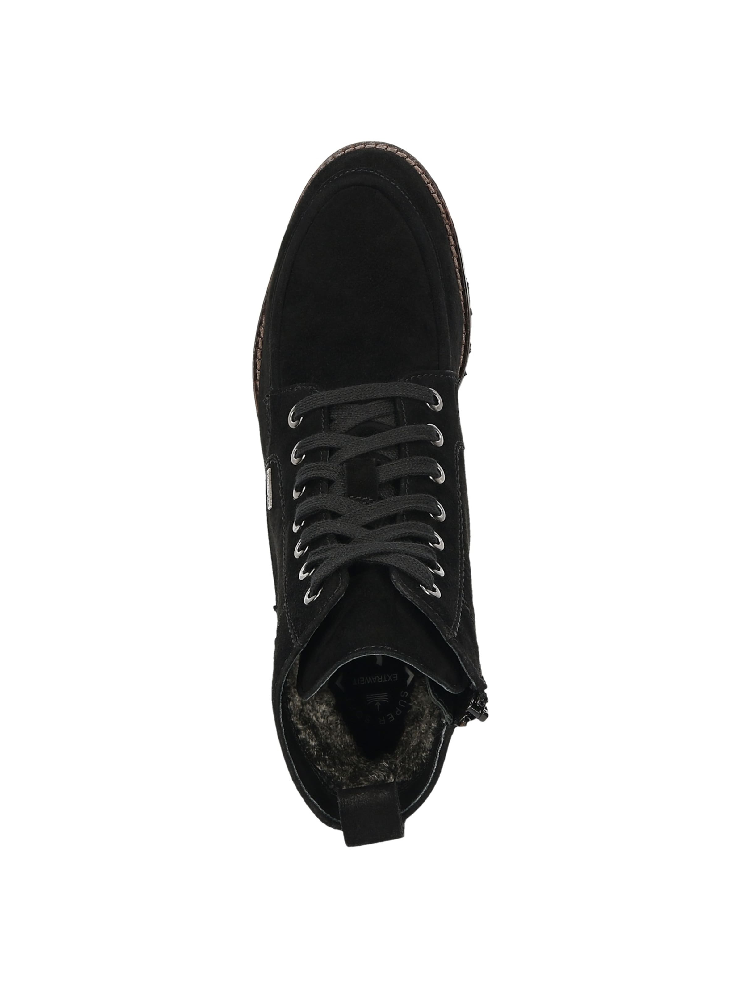 Bottines à lacets 'Merdit' SIOUX en noir