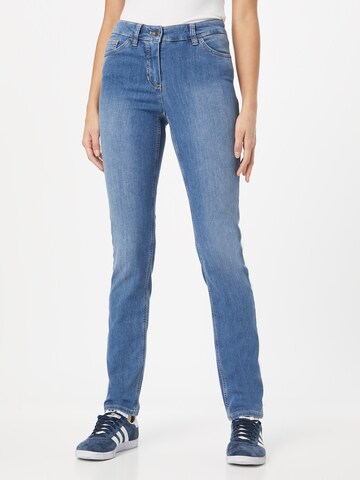 Coupe slim Jean GERRY WEBER en bleu : devant