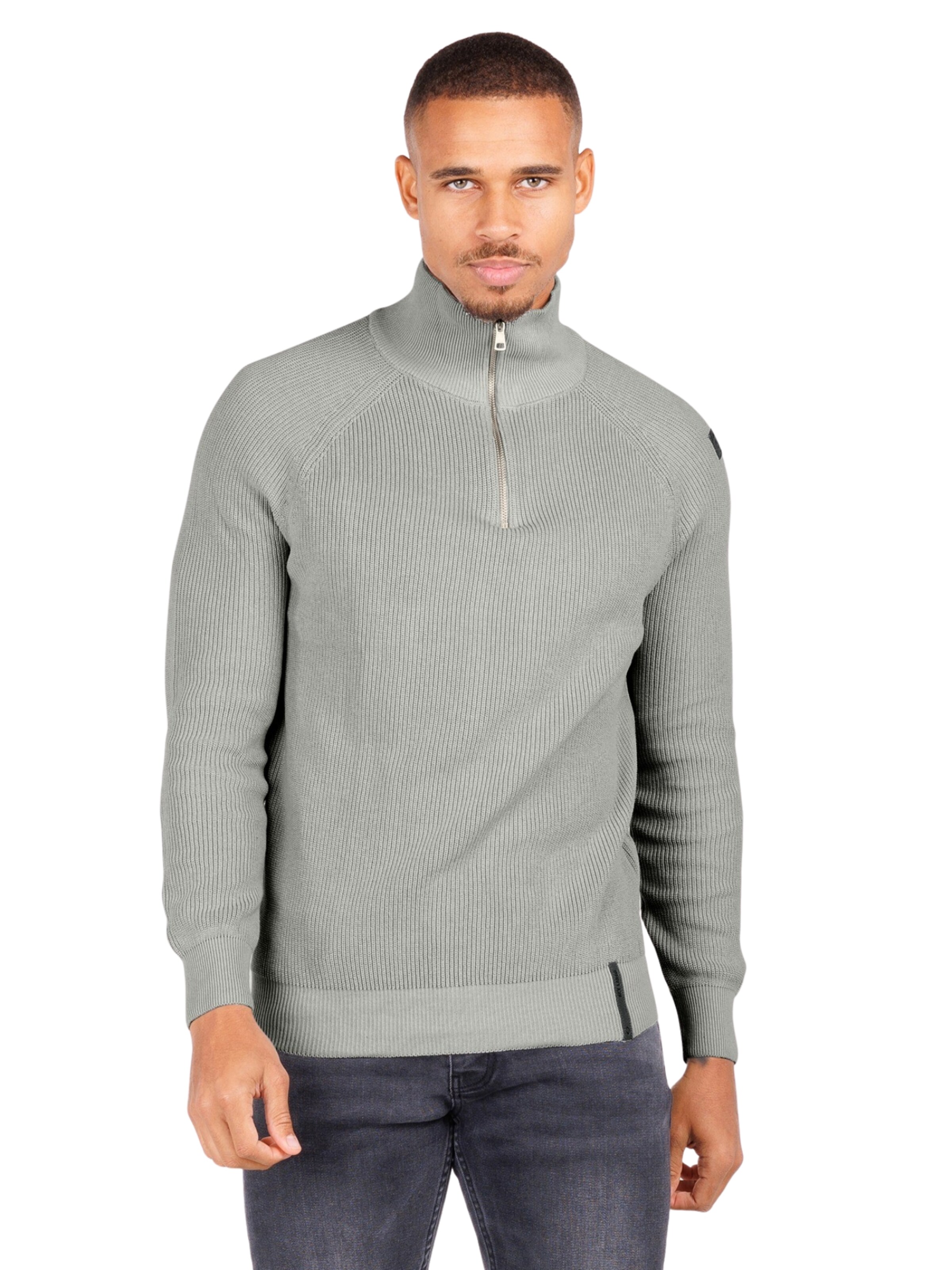 Pullover 'STAGE' di Key Largo in grigio: frontale