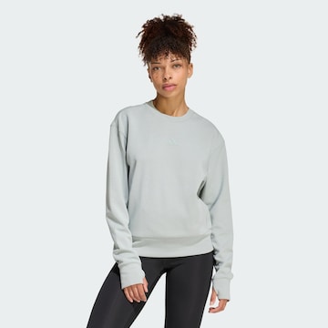 ADIDAS PERFORMANCE Sportsweatshirt 'Designed-for-Training Warm-Up Crewneck' in Grün: Vorderseite