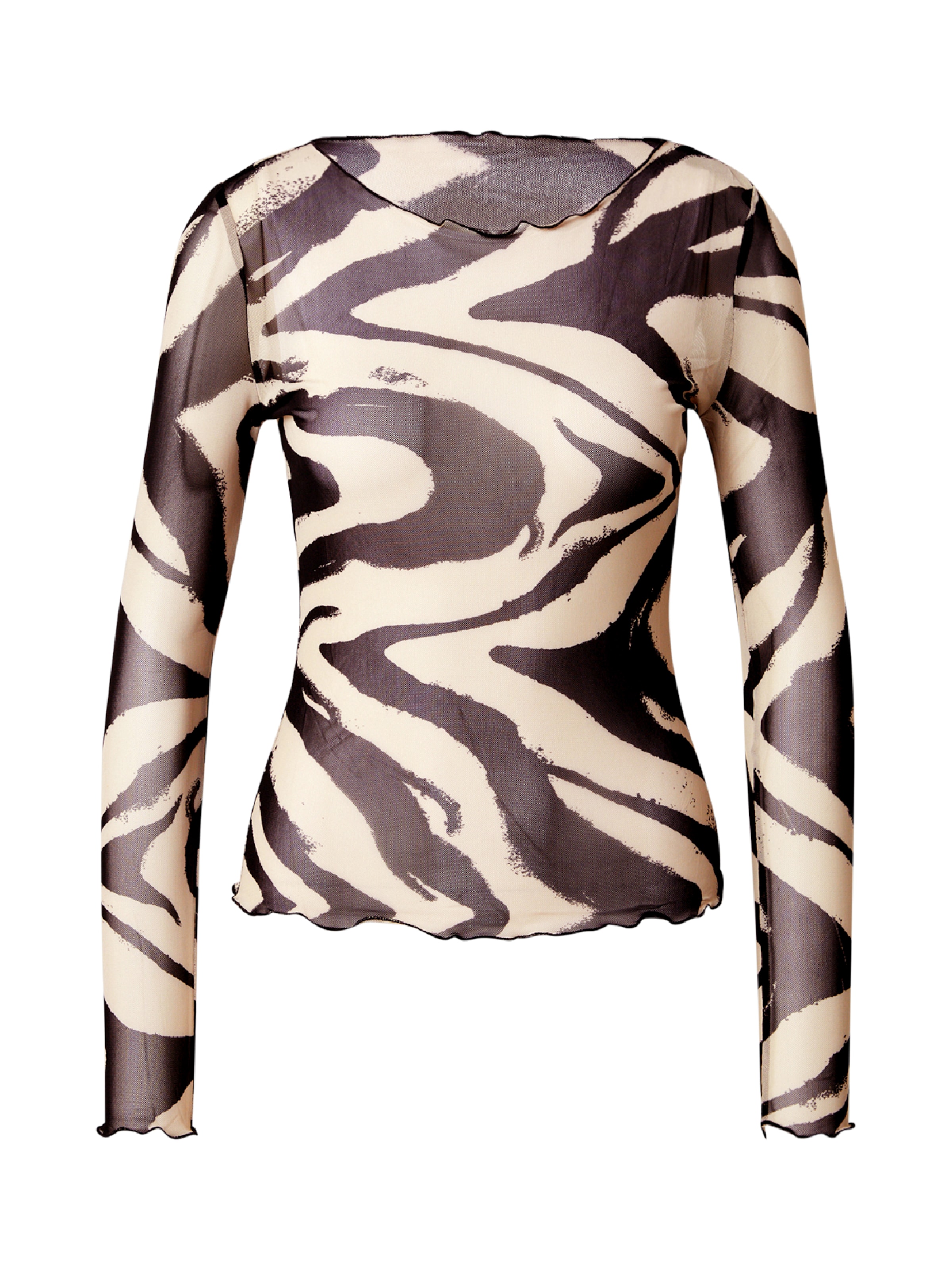 krém / fekete JDY Póló 'JDYELSA', Termék nézet