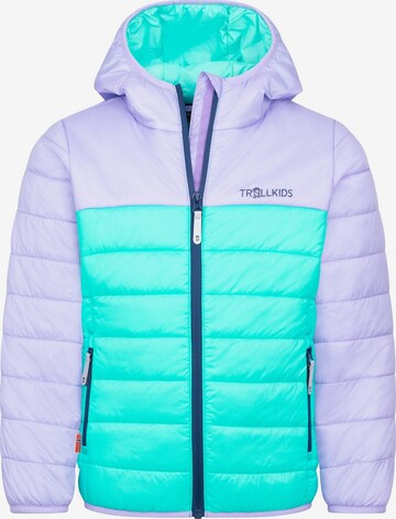 TROLLKIDS Outdoor jacket in Purple: front