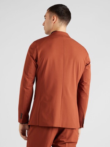 SELECTED - Slimfit Traje 'LIAM' en marrón