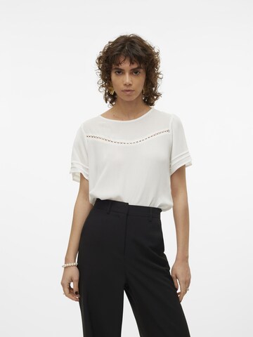 VERO MODA Shirt 'MENNY' in Wit: voorkant