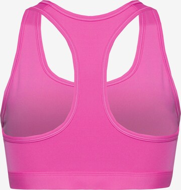 NIKE Bustier Sport-BH 'SWSH MED' in Pink