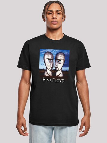 F4NT4STIC Shirt 'Pink Floyd The Division Bell' in Zwart: voorkant