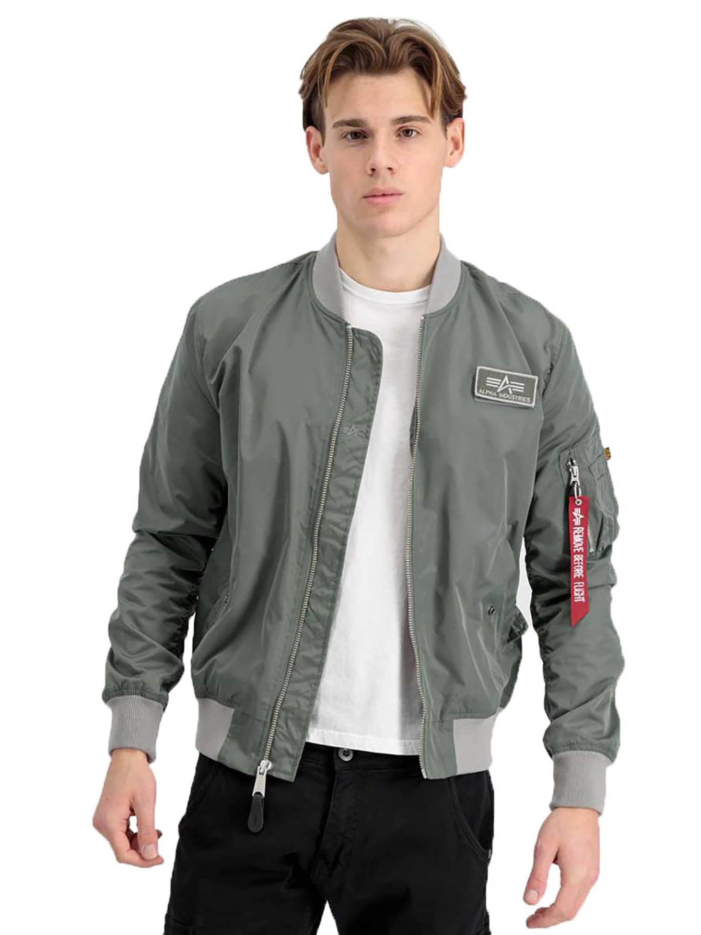 ALPHA INDUSTRIES Φθινοπωρινό και ανοιξιάτικο μπουφάν 'MA-1 TTC' σε πράσινο