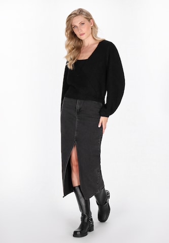 DreiMaster Vintage Knit cardigan in Black