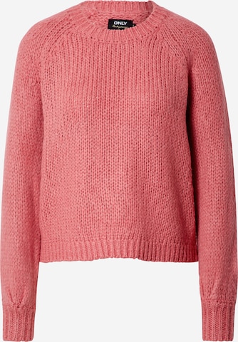 Pull-over 'KATLA' ONLY en rose : devant