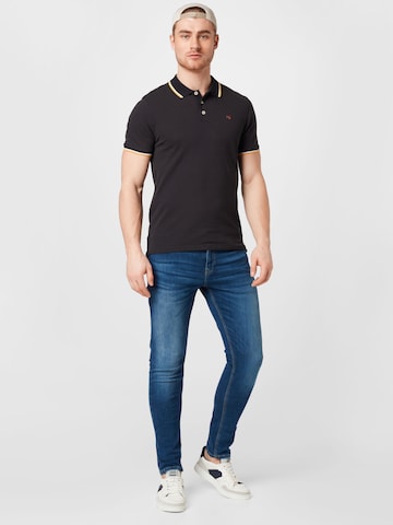 Regular fit Maglietta 'Bluwin' di JACK & JONES in nero