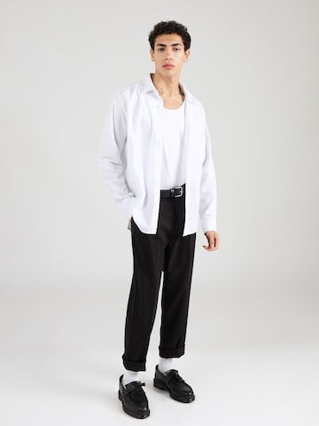 REPLAY Regular fit Button Up Shirt in White