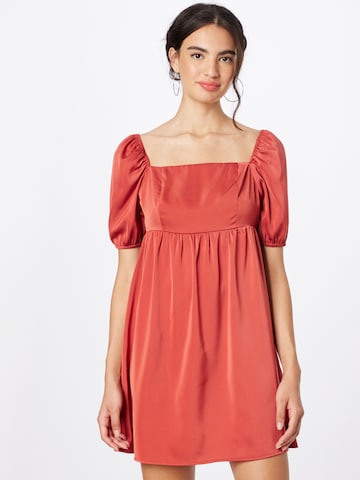 Robe de cocktail GLAMOROUS en rouge : devant