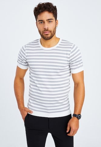 Leif Nelson T-Shirt in Grau: Vorderseite