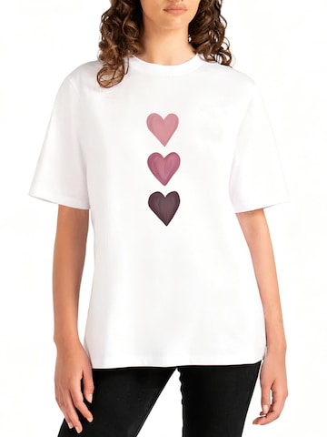 GORHEY T-shirt i vit: framsida