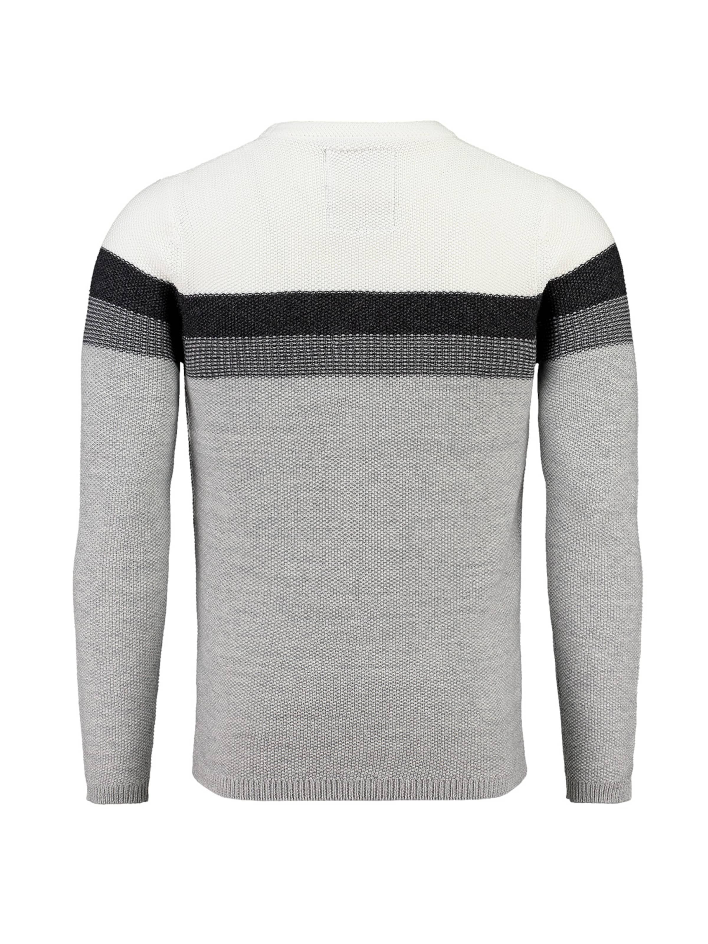 Key Largo Sweater 'HANSI' in Grey: front