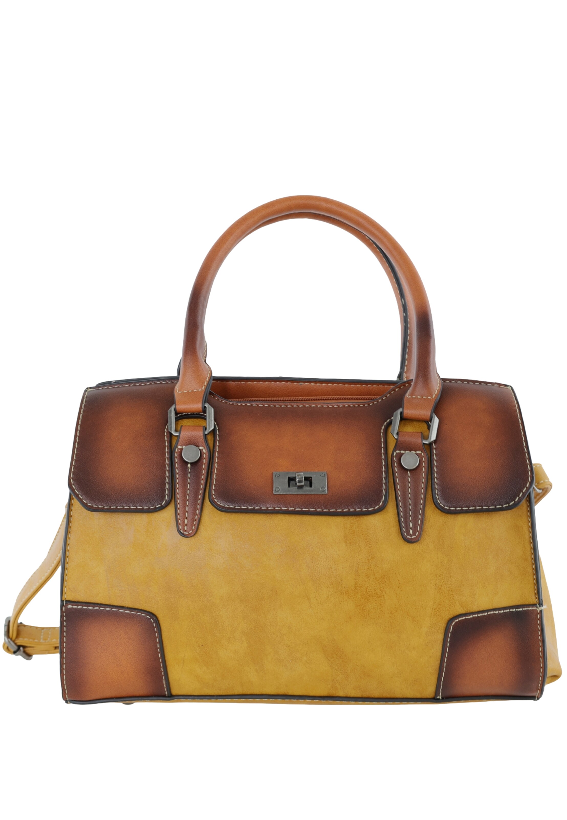 HARPA Henkeltasche 'LIORA' in Gelb: Vorderseite
