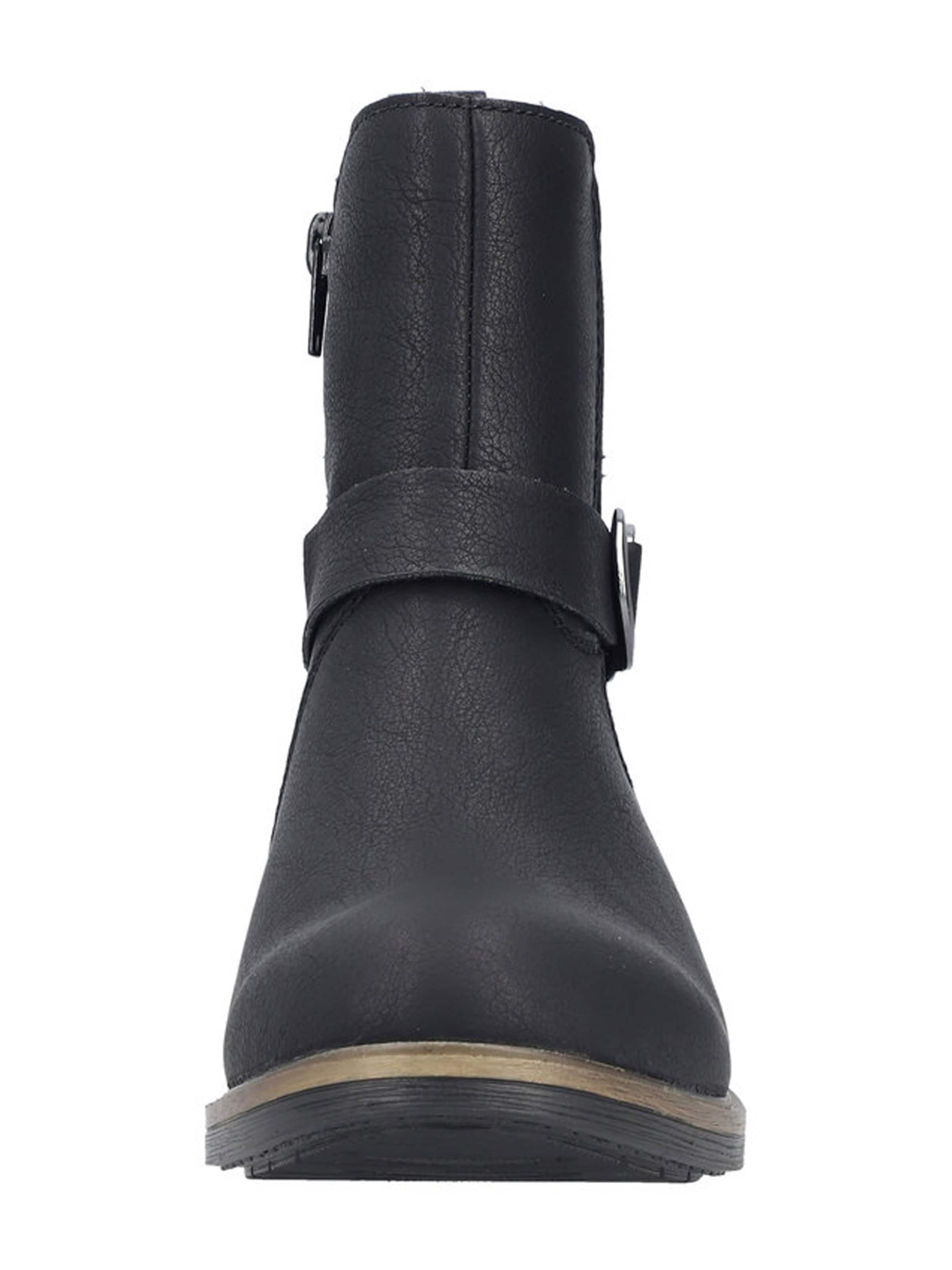 Rieker Къси ботуши в черно