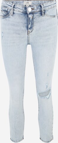 River Island Petite Skinny Jeans 'MOLLY' i blå: framsida