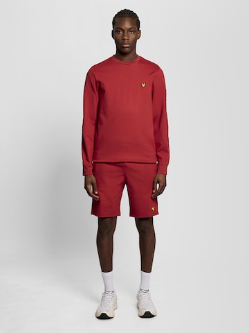 Sweat-shirt Lyle & Scott en rouge