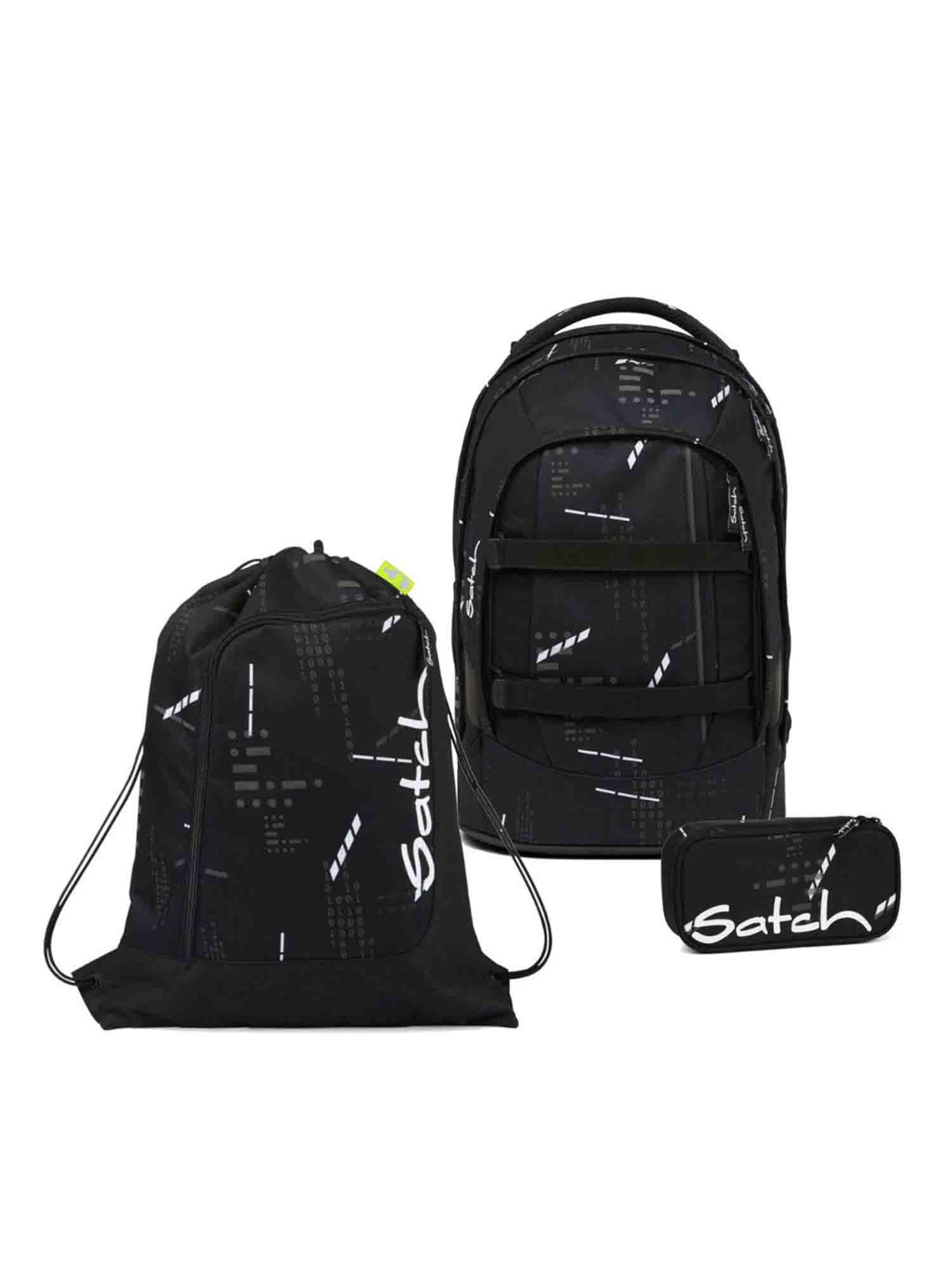 Satch Rucksack‌ in Grau: Vorderseite