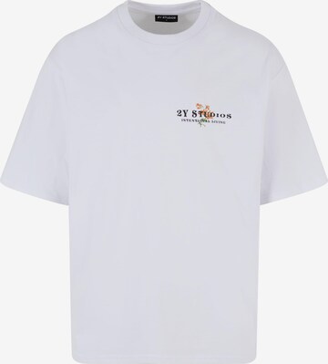 2Y Studios Shirt 'Lilia' in Wit: voorkant