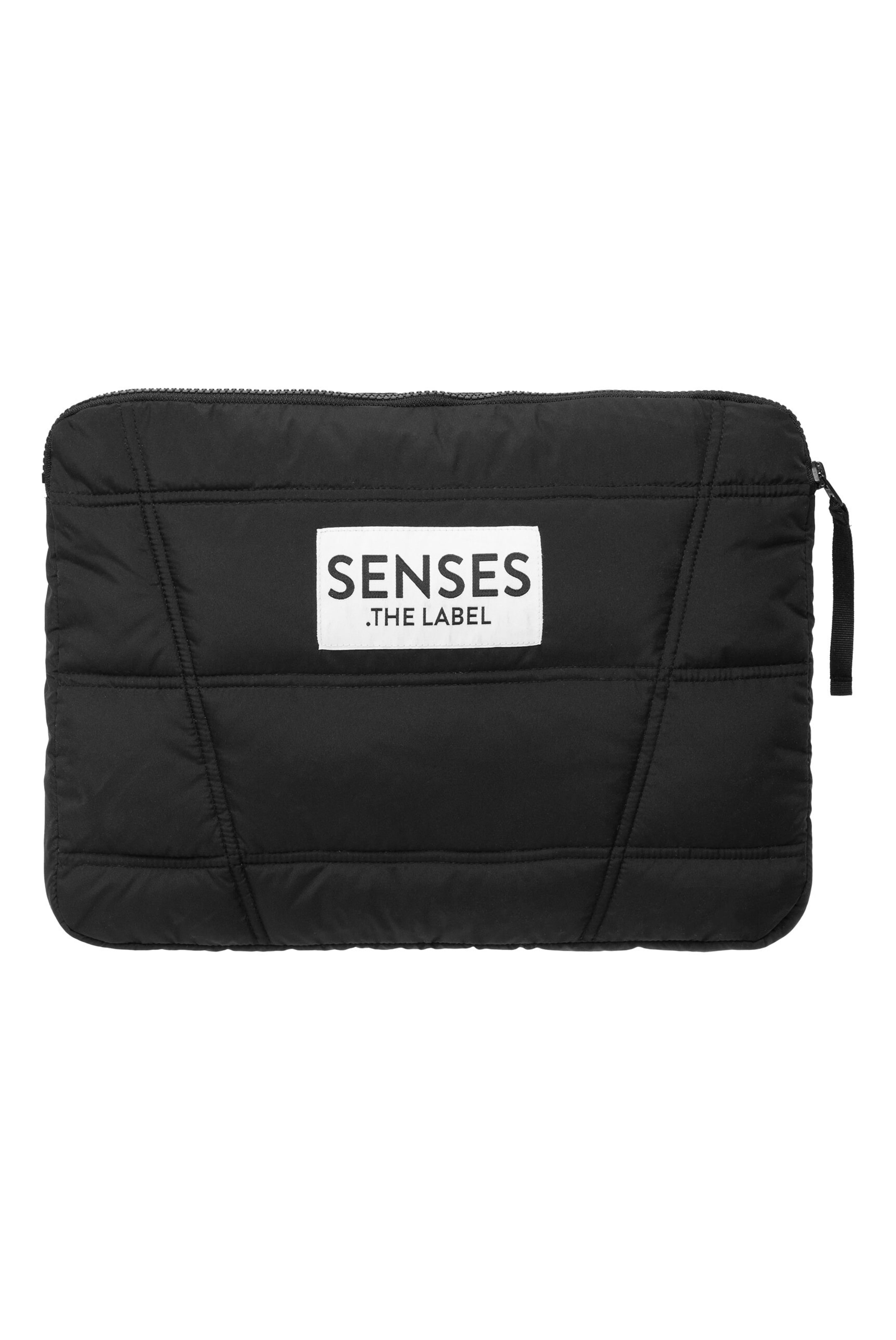SENSES.THE LABEL Tablet Case in Black: front