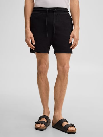 STRELLSON Regular Chino in Zwart: voorkant