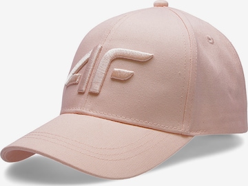 4F Junior Spordimüts, värv roosa: eest vaates