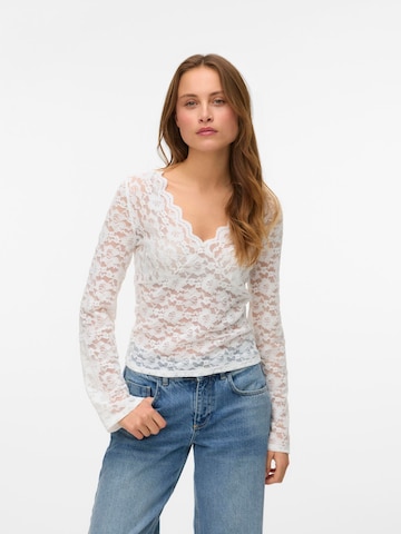 VERO MODA Blouse 'VMIlla' in Wit: voorkant
