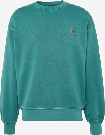 Carhartt WIP Sweatshirt 'Nelson' in Groen: voorkant