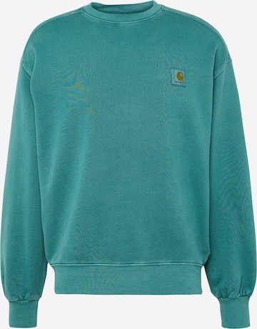 Carhartt WIP Sweatshirt 'Nelson' in Green: front