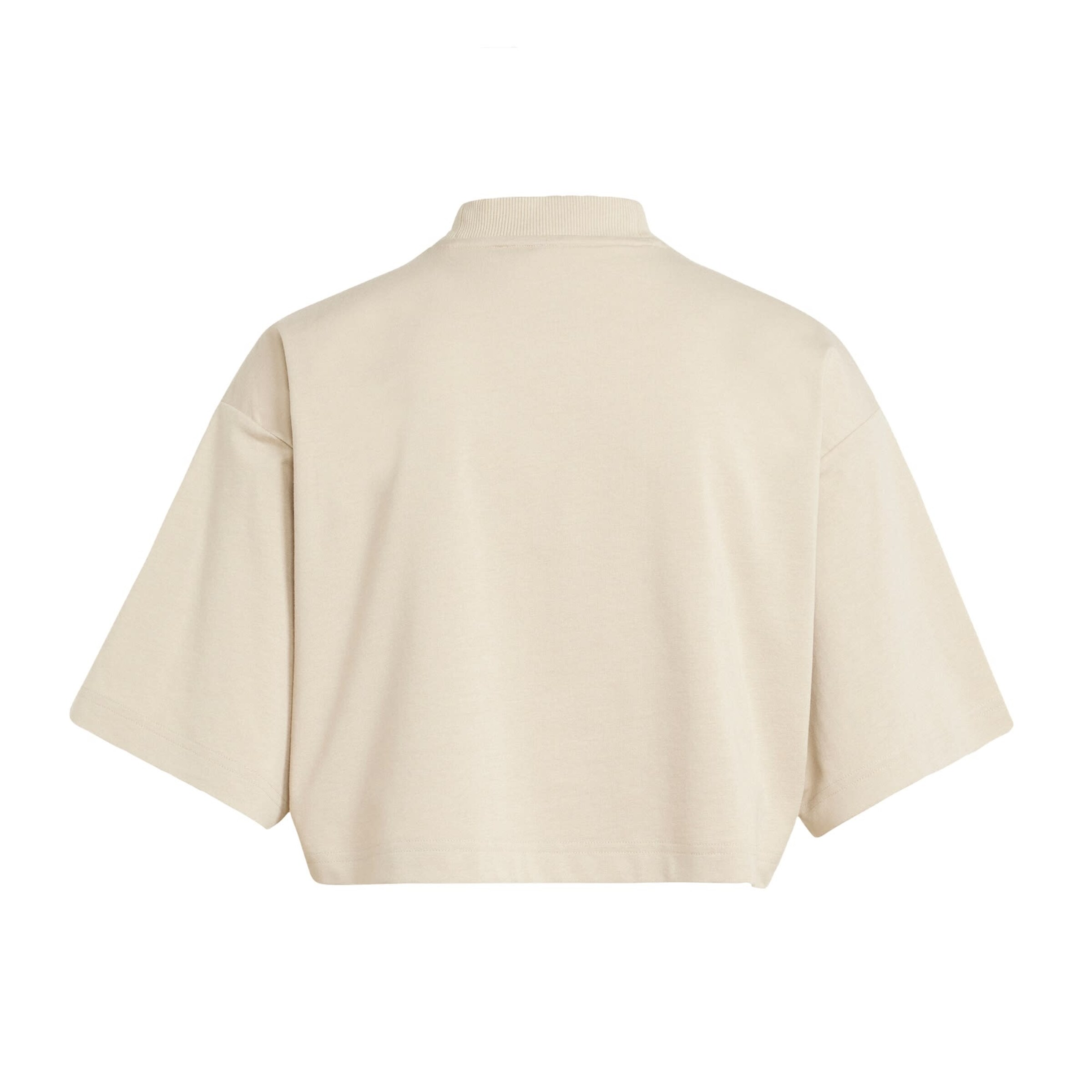 ADIDAS BY STELLA MCCARTNEY - Camiseta funcional 'Crop' en beige