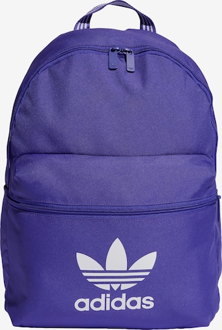 ADIDAS ORIGINALS Backpack 'Adicolor' in Purple: front