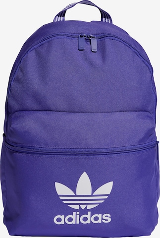 Rucsac 'Adicolor' de la ADIDAS ORIGINALS pe mov: față