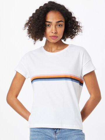 recolution Shirt 'CHERRY' in White: front