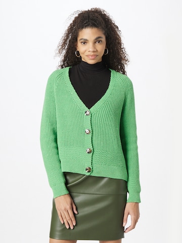 ONLY Knit cardigan 'BELLA' in Green: front
